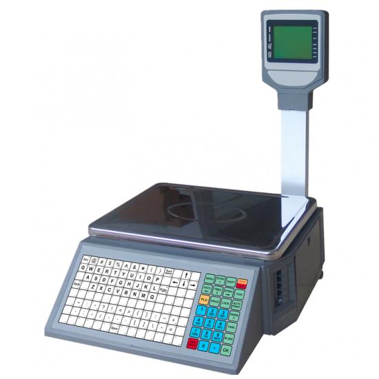 label pricing scale with built-in printer