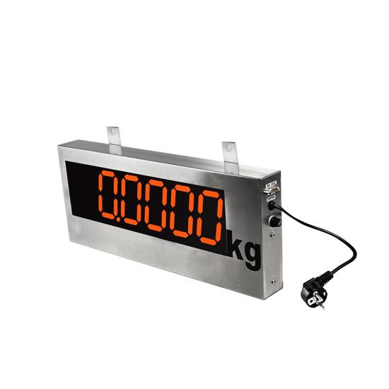 Large LED remote display for weighing scale