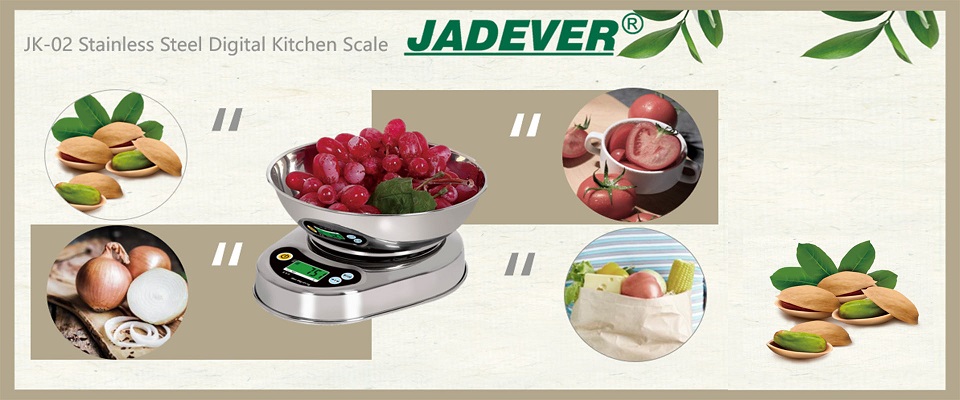 JK-02 Stainless Steel Digital Kitchen Scale