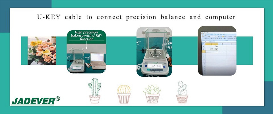 U-KEY cable to connect precision balance and computer