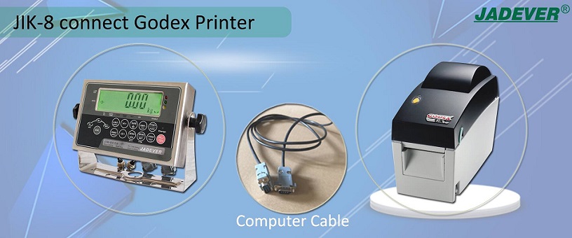 How to connect JIK-8 to Godex printer?