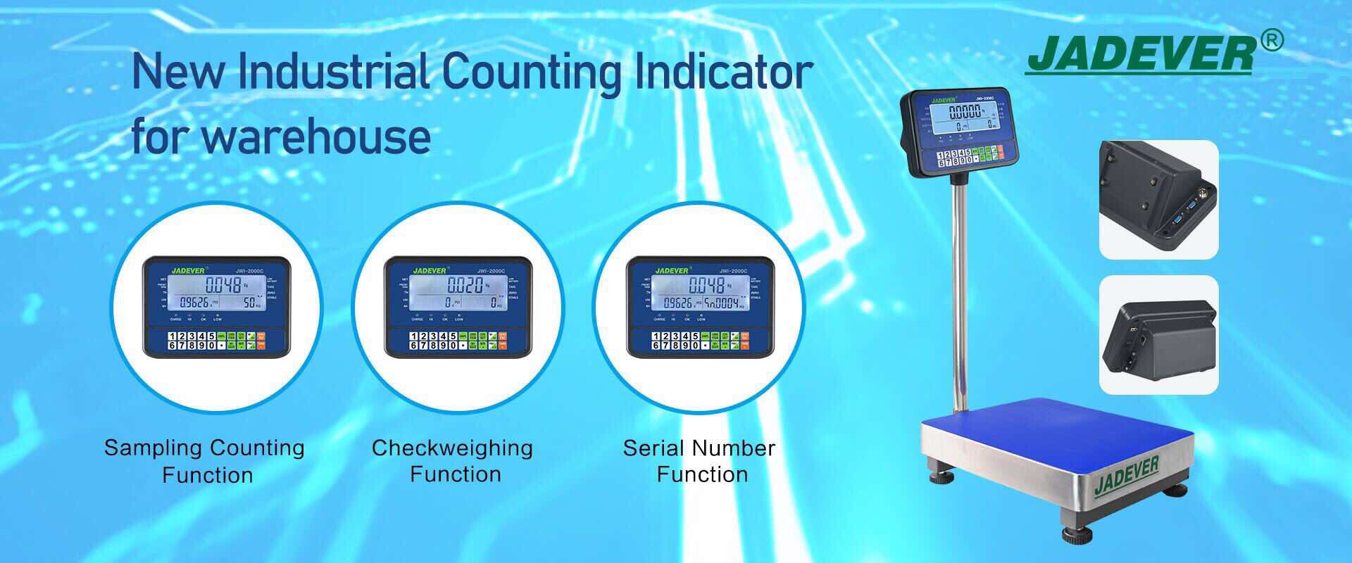 JADEVER New Industrial Counting Indicator for warehouse in China