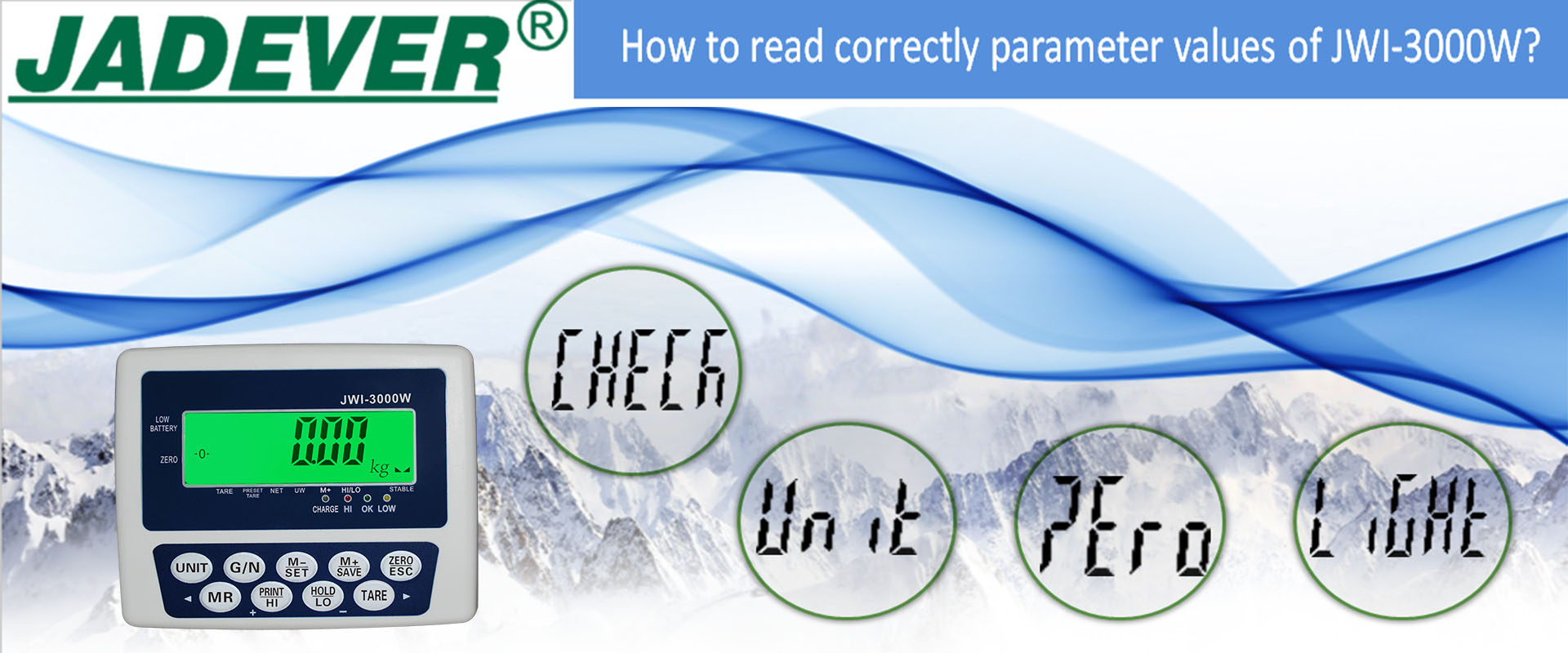 How to read correctly parameter values of JWI-3000W?