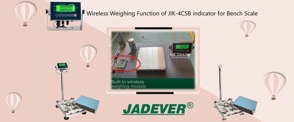 Wireless Weighing Function of JIK-4CSB Indicator for Bench Scale