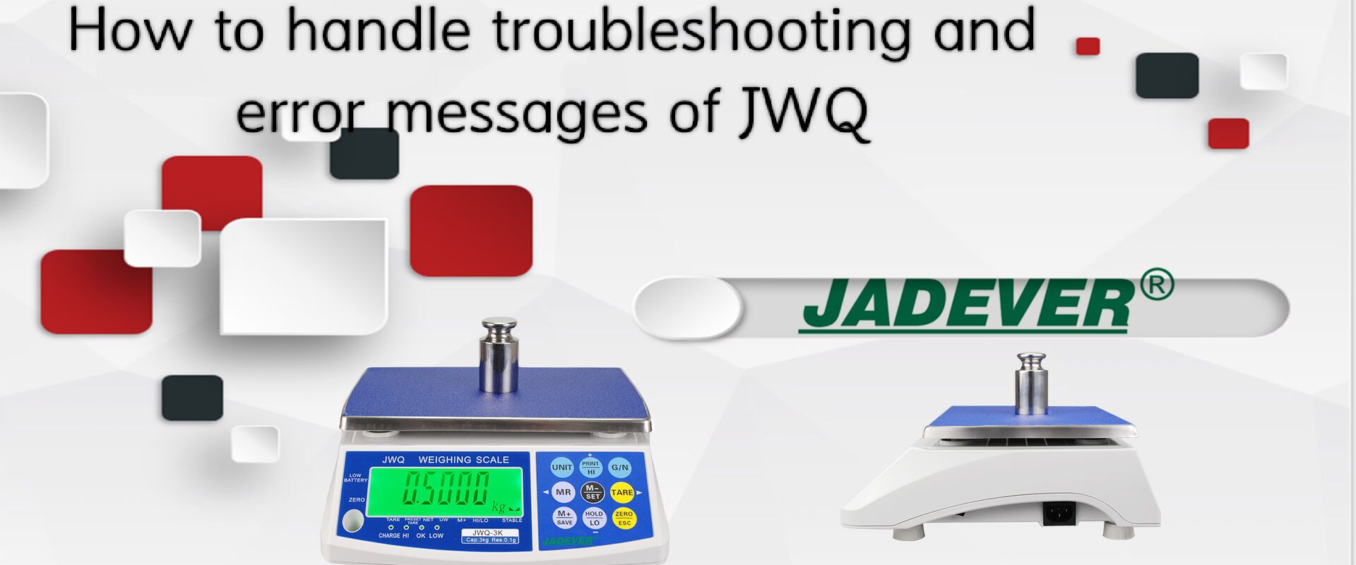 How to handle troubleshooting and error messages of JWQ?