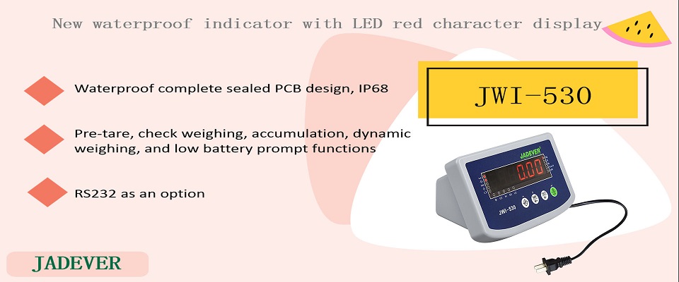 New waterproof indicator with LED red character display