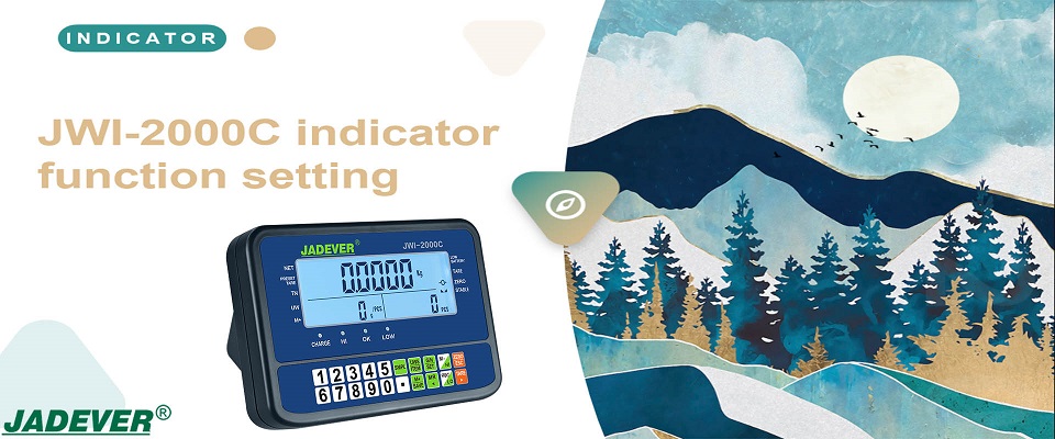 JWI-2000C indicator function setting