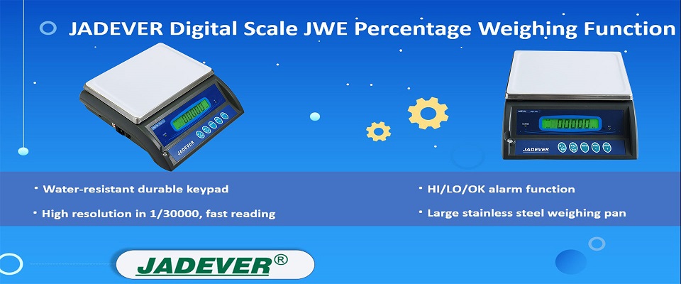 JADEVER Digital Scale JWE Percentage Weighing Function