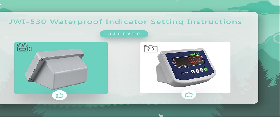 JWI-530 Waterproof Indicator Setting Instructions