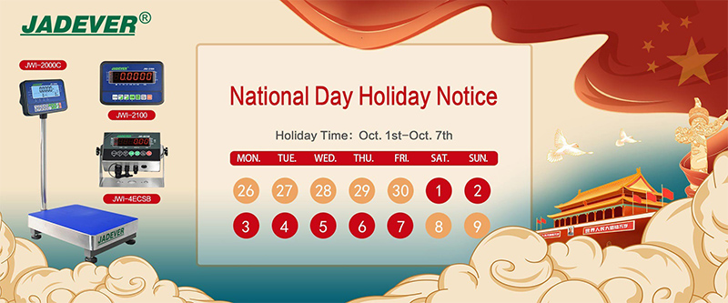 National Day Holiday Notice