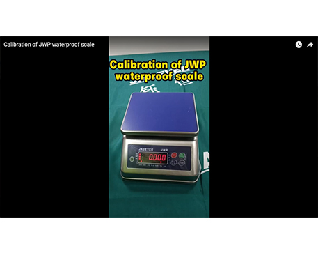 Calibration of JWP waterproof scale