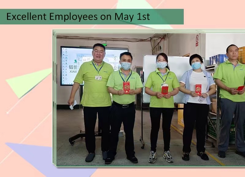 Excellent Employees on May 1st
